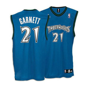 Camiseta retro Garnett #21 Minnesota Timberwolves Azul